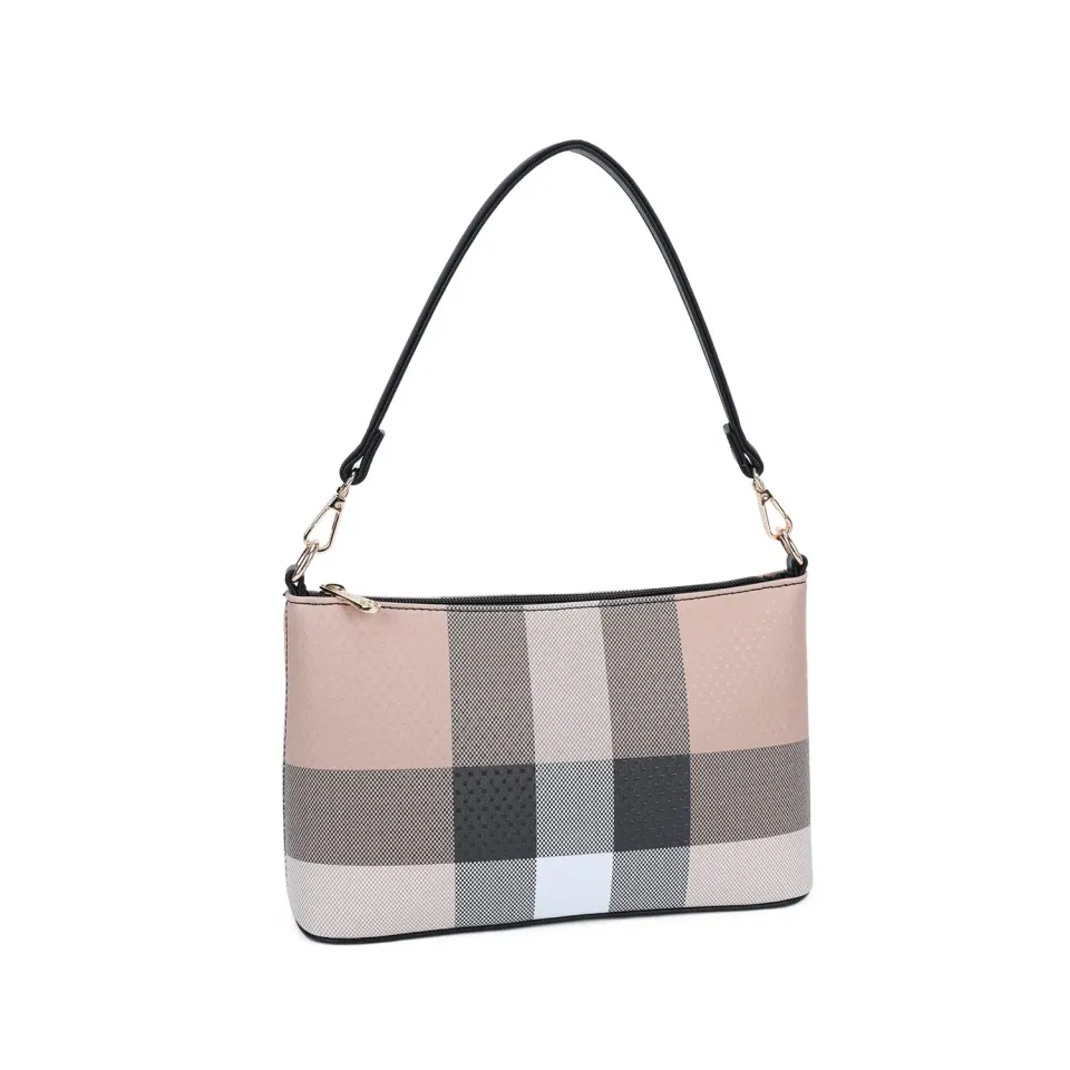 Gallantry Paris Celina sac carreaux taupe baguette