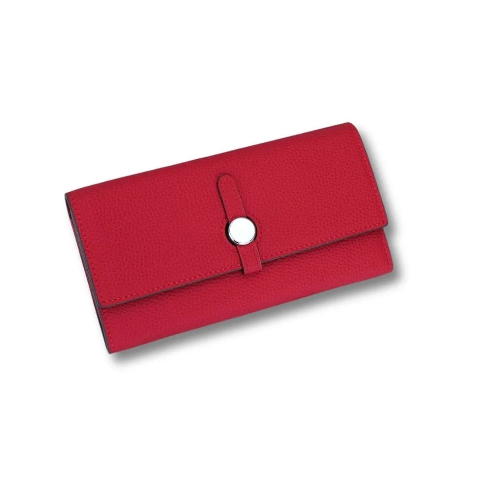 Maison Sacoches Maëlys Pochette Porte-Monnaie Noir Cuir 20 cm