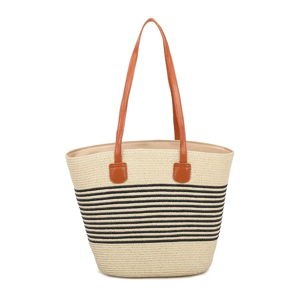 Gallantry Paris Capucine sac cabas beige tressé