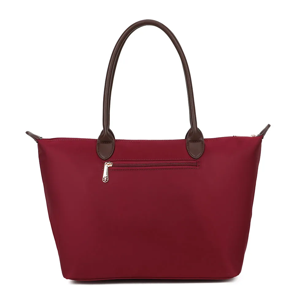 Gallantry Le Meralis sac cabas zippé bordeaux