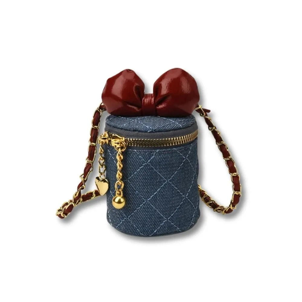Maison Sacoches Nina petit sac cuir fille beige 7 cm