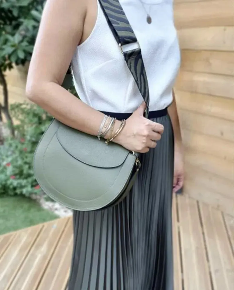 Hexagone Cuir Vendôme sac à main cuir bandoulière
