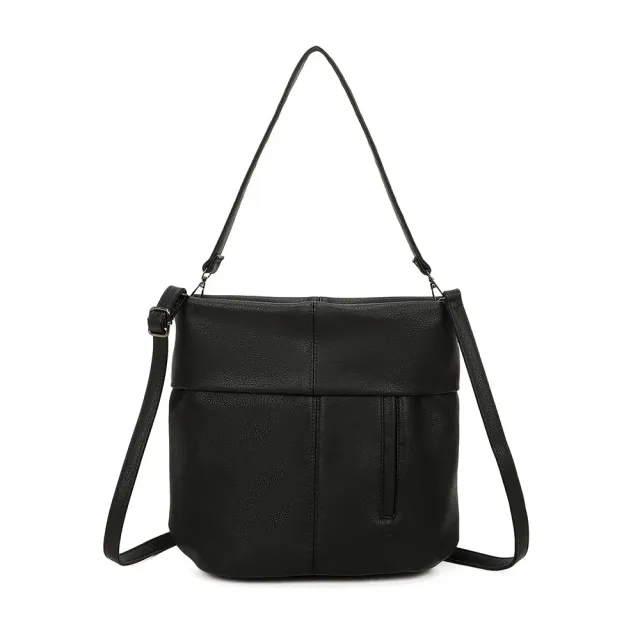 Gallantry Le Tote Chic sac main noir arrondi
