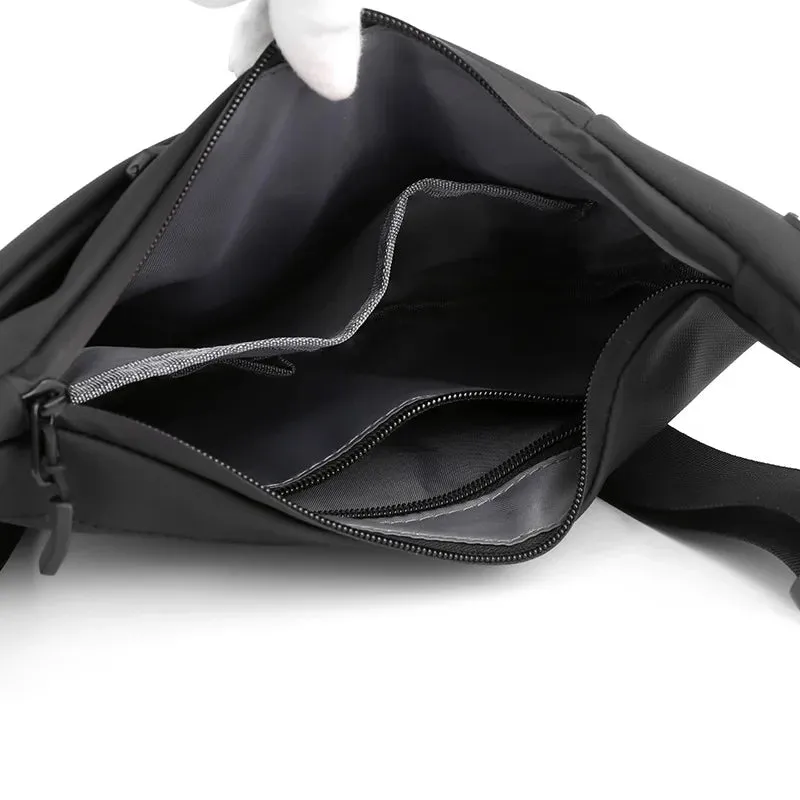 Mon Sacoche Sac Poitrine Antivol Noir Droite