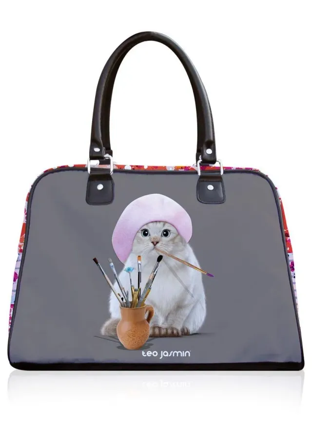 Téo Jasmin Jasmine Artiste Myrte sac bowling 34cm polyester