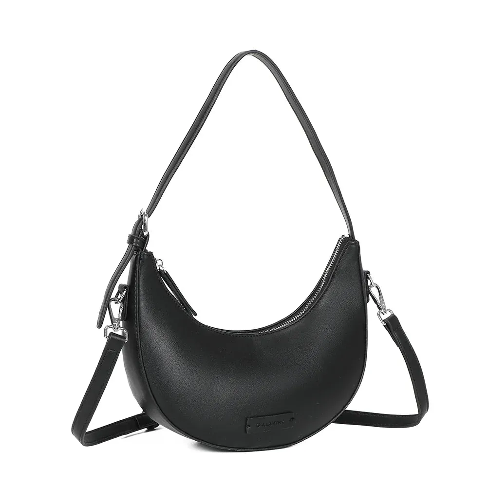 Gallantry Paris Cyra sac demi-lune Noir léger