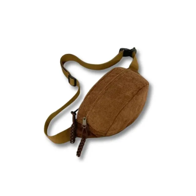 Maison Sacoches Éline sac bandoulière velours marron