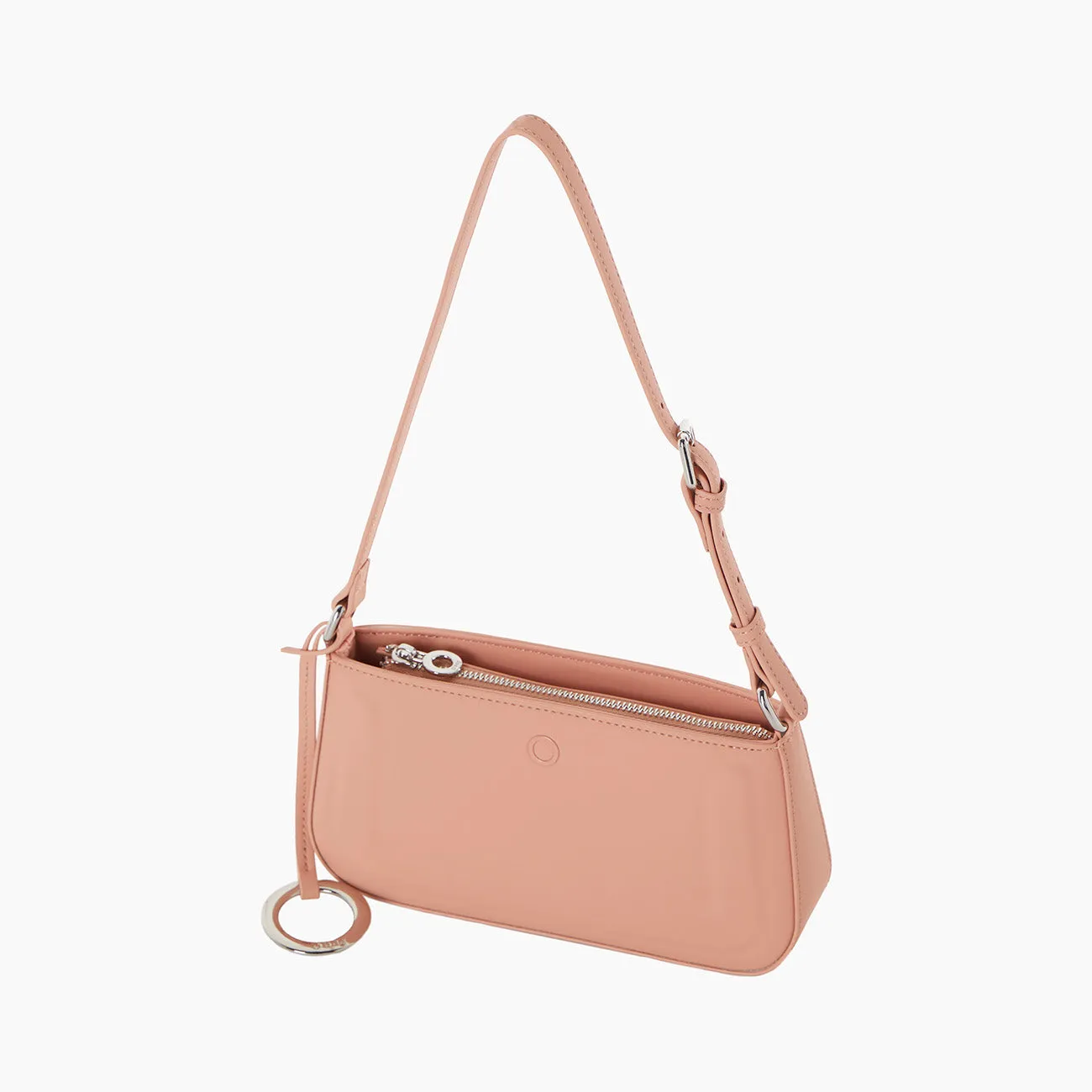 O bag Party sac bandoulière gommé blush