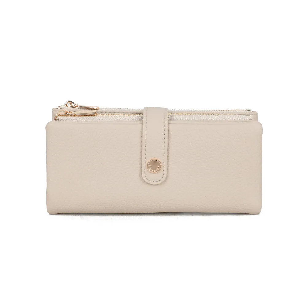 Gallantry Paris Rosy Chic portefeuille noir zippé