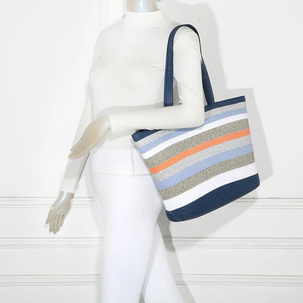 Gallantry Paris Côte Sauvage sac fourre-tout rayé bleu