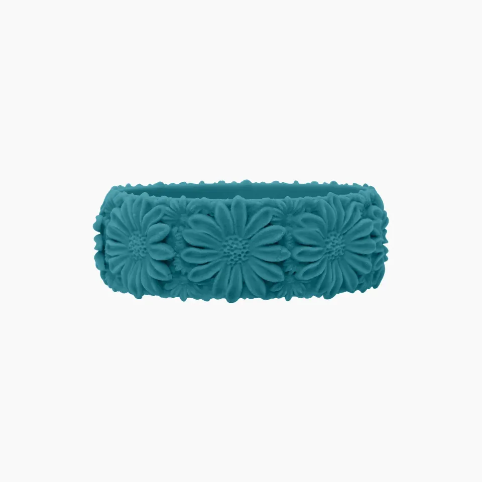O bracelet Daisy Big bracelet silicone ottanio