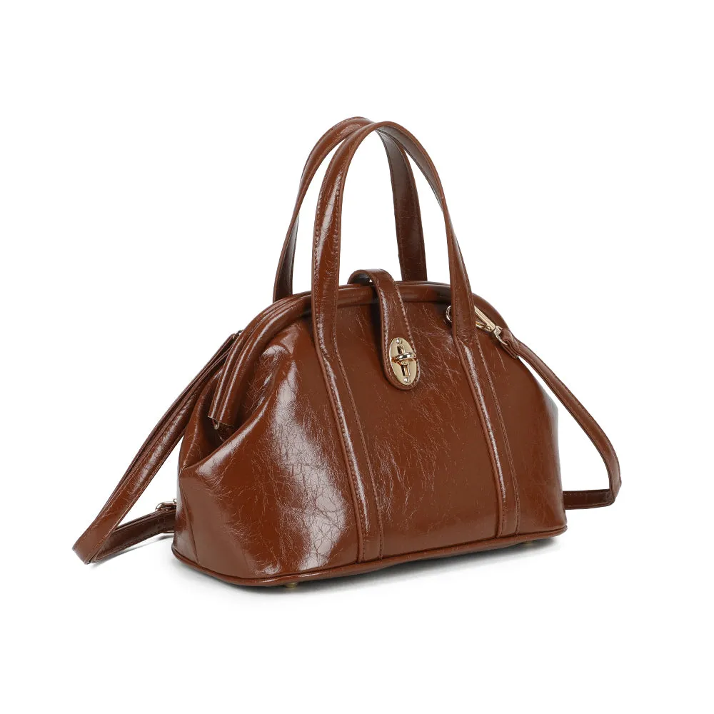 Gallantry Paris Parure sac à main vintage marron