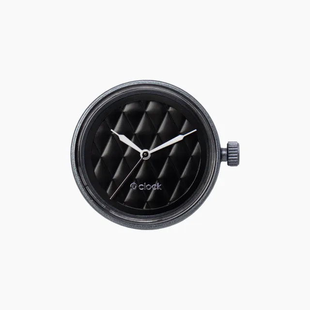 O clock Matelassé mécanisme montre graphite