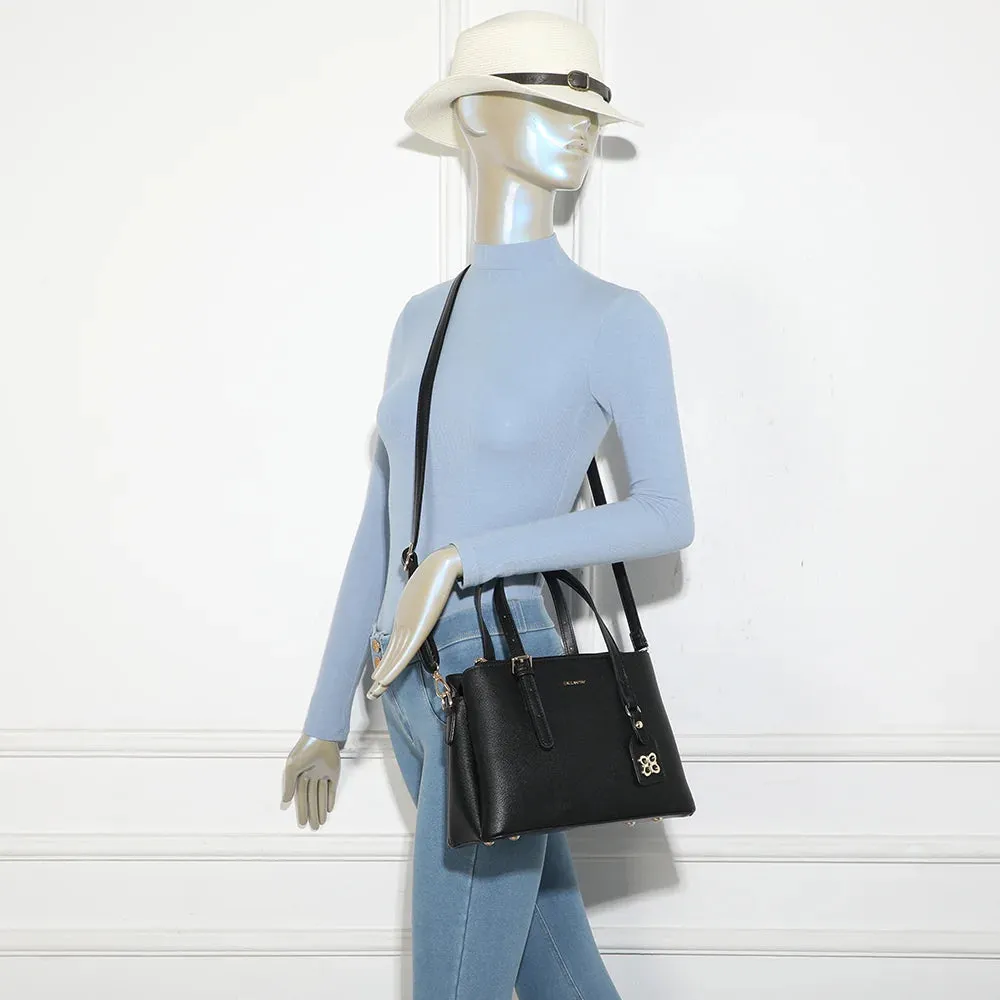 Gallantry Jardin Secret sac à main noir charm floral