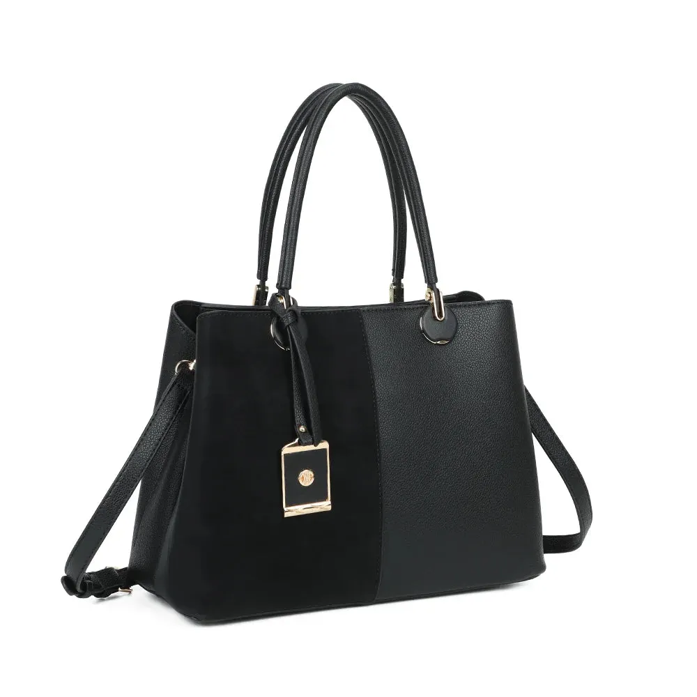 Gallantry Paris La Bellamy sac à main coffee bi-matière