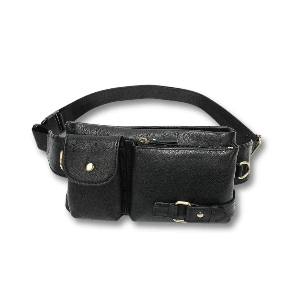 Maison Sacoches Wyler sacoche ceinture marron cuir