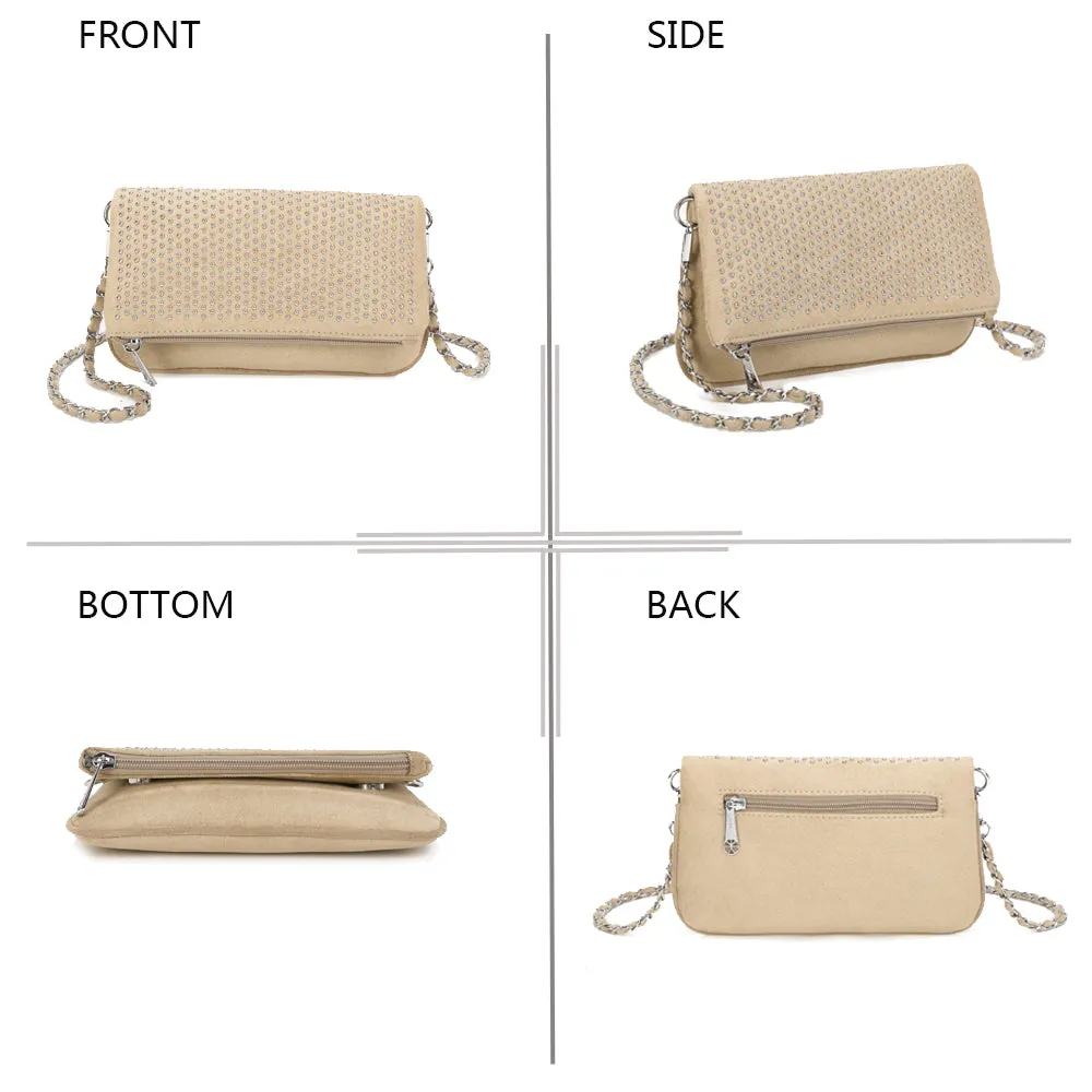 Gallantry Noctéa pochette chaîne double zip