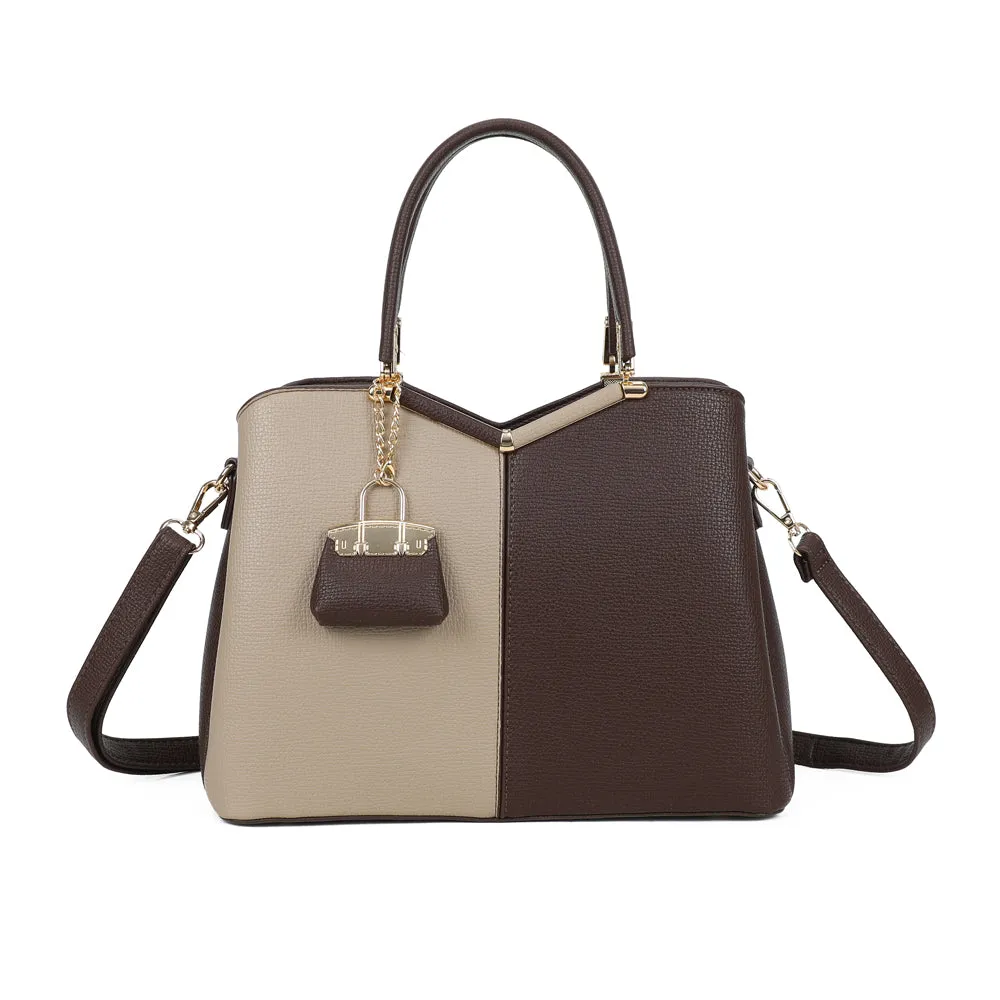 Gallantry Serena Duo sac main Marron bicolore