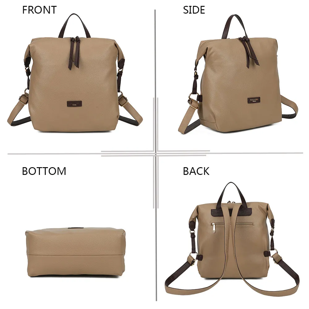 Gallantry Paris Urbania Chic sac à dos taupe foncé