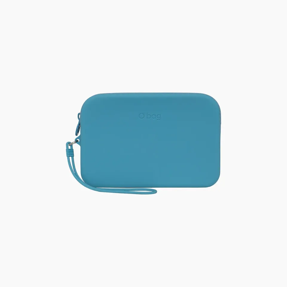O bag Fiesta trousse silicone bleu clair