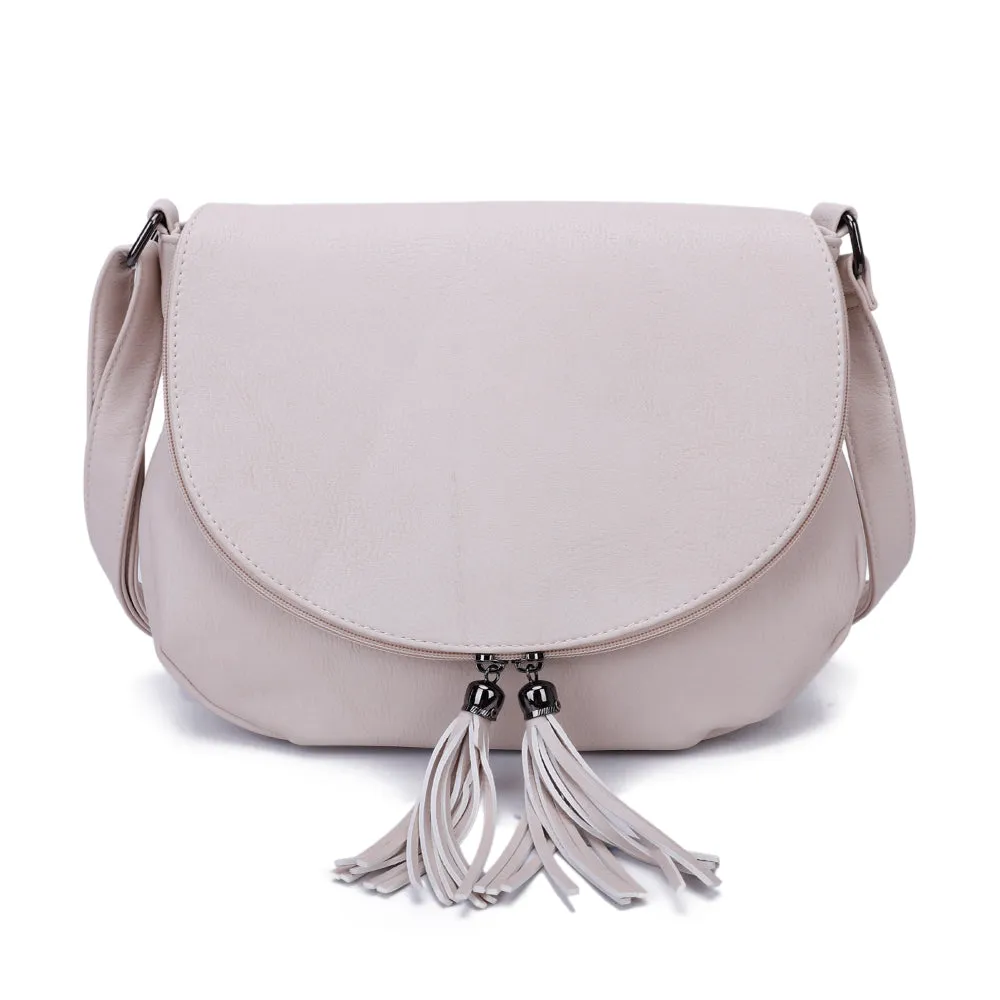 Gallantry Paris Naël sac bandoulière simili cuir coffee