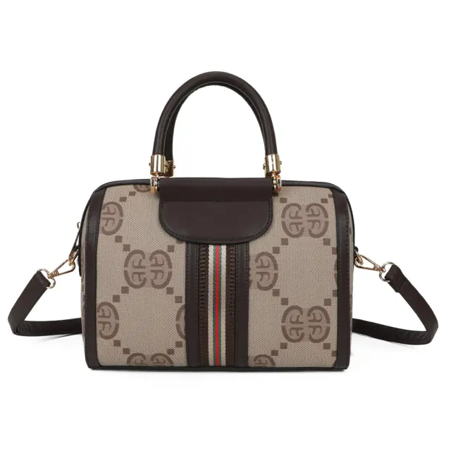 Gallantry Paris Le Montieri sac à main brown coffee monogramme