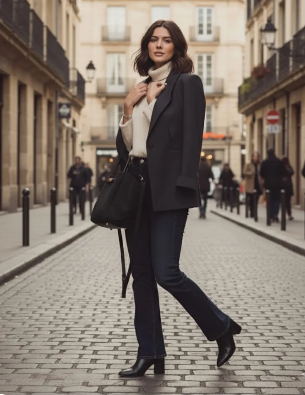 Hexagone Cuir Volanti sac à main daim