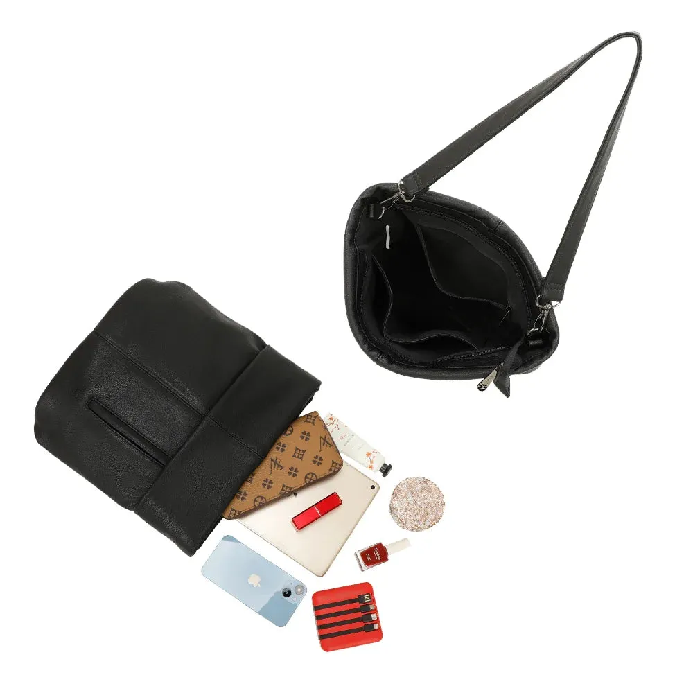 Gallantry Le Tote Chic sac main noir arrondi