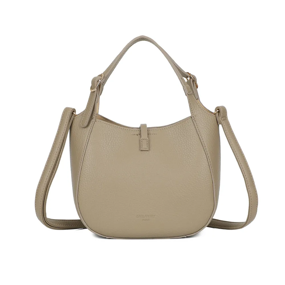 Gallantry Paris Le Nolan petit sac bandoulière noir grainé