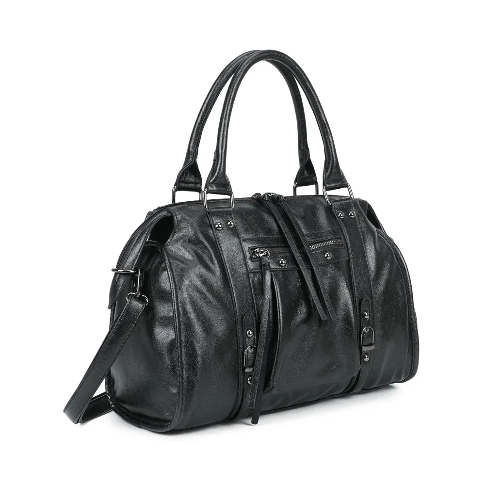 Gallantry Paris Skyla Métallique Médium sac noir 38 cm
