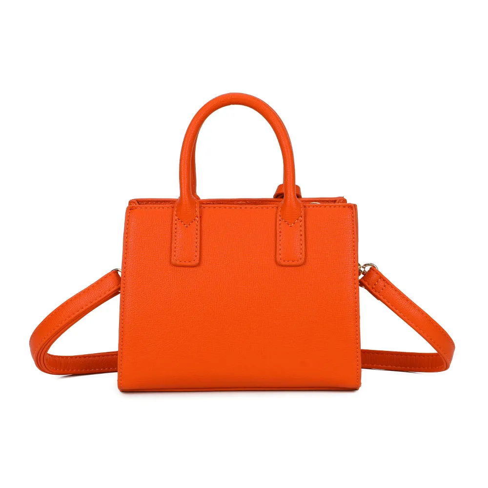 Gallantry Colette mini sac à main orange saffiano