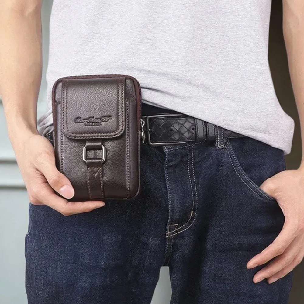 Maison Sacoches Kaelen sacoche cuir marron mini