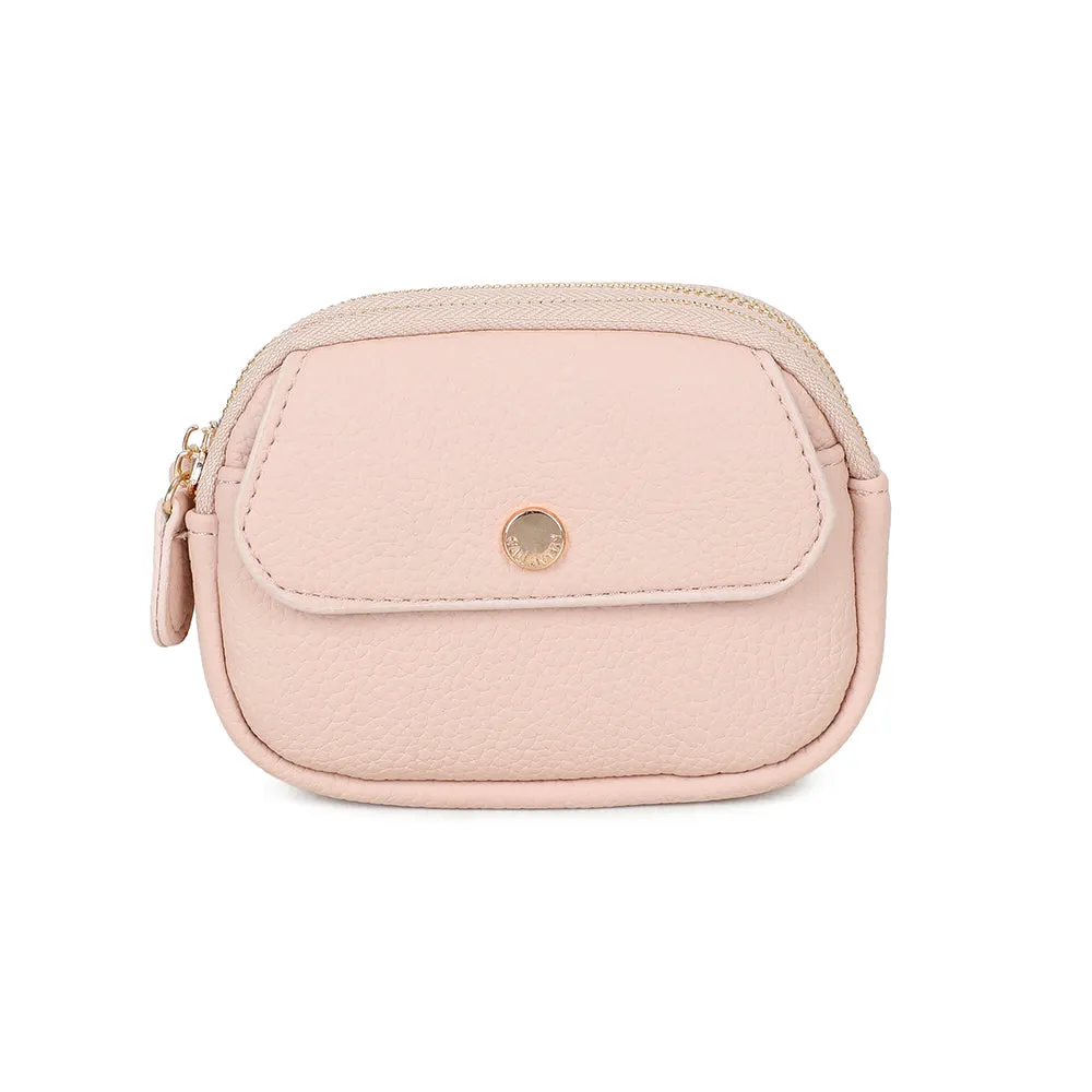 Gallantry Noria compagnon porte-monnaie Noir zippé