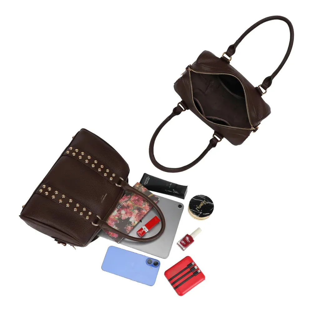 Gallantry Le Calven sac bowling coffee clouté