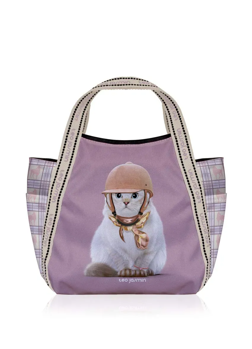Téo Jasmin Jasmine Jockey Smoke petit cabas 35 cm polyester