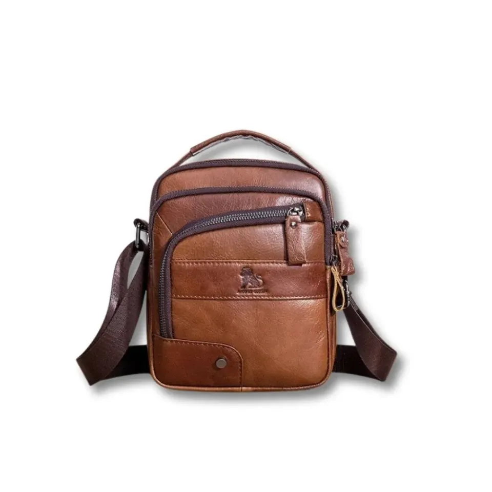 Maison Sacoches Calen sacoche homme cuir vintage