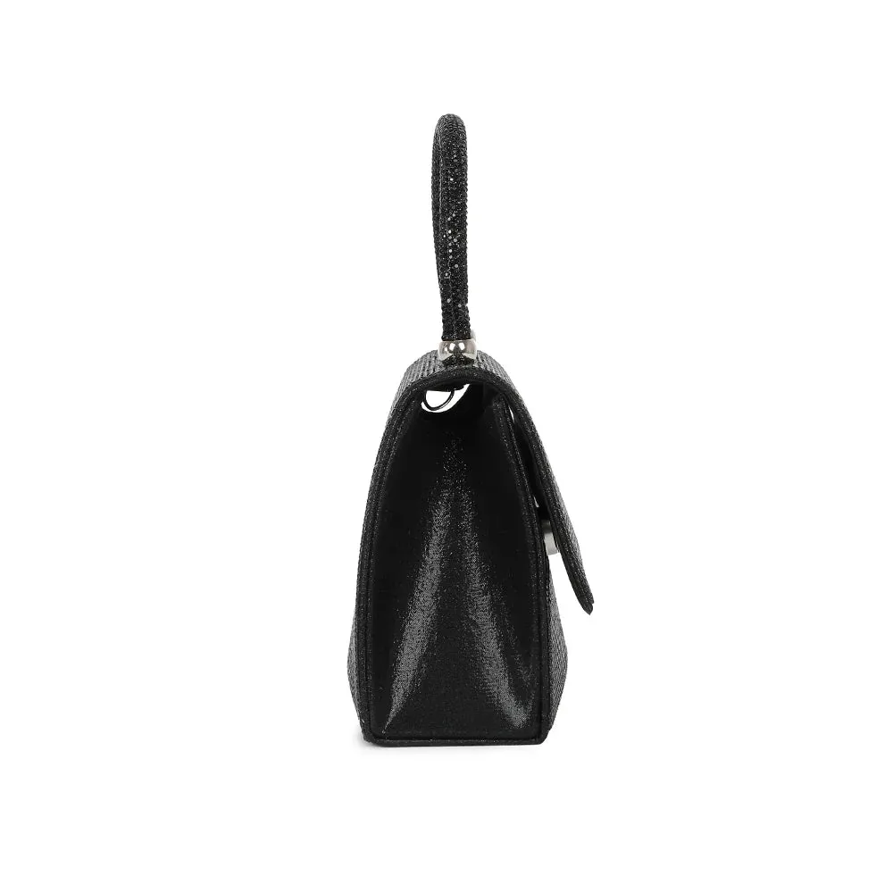 Gallantry Paris Stellaire sac de soirée Noir à strass