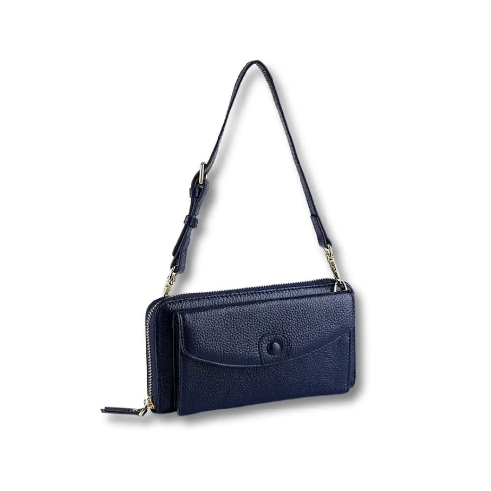 Maison Sacoches Rivia sac porte-monnaie rose cuir