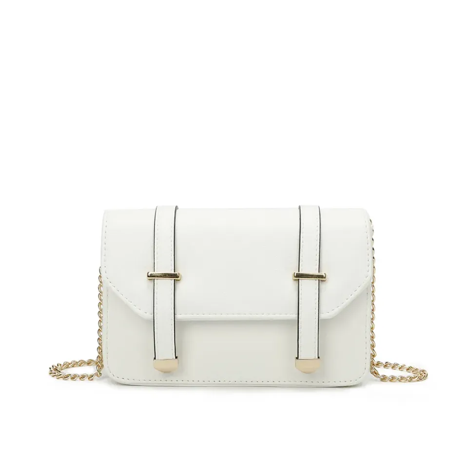 Gallantry Paris Chic Intemporel petit sac blanc chaîne