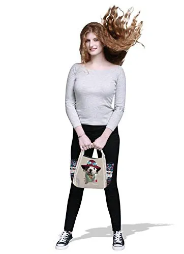 Téo Jasmin Boho sac shopping petit toile
