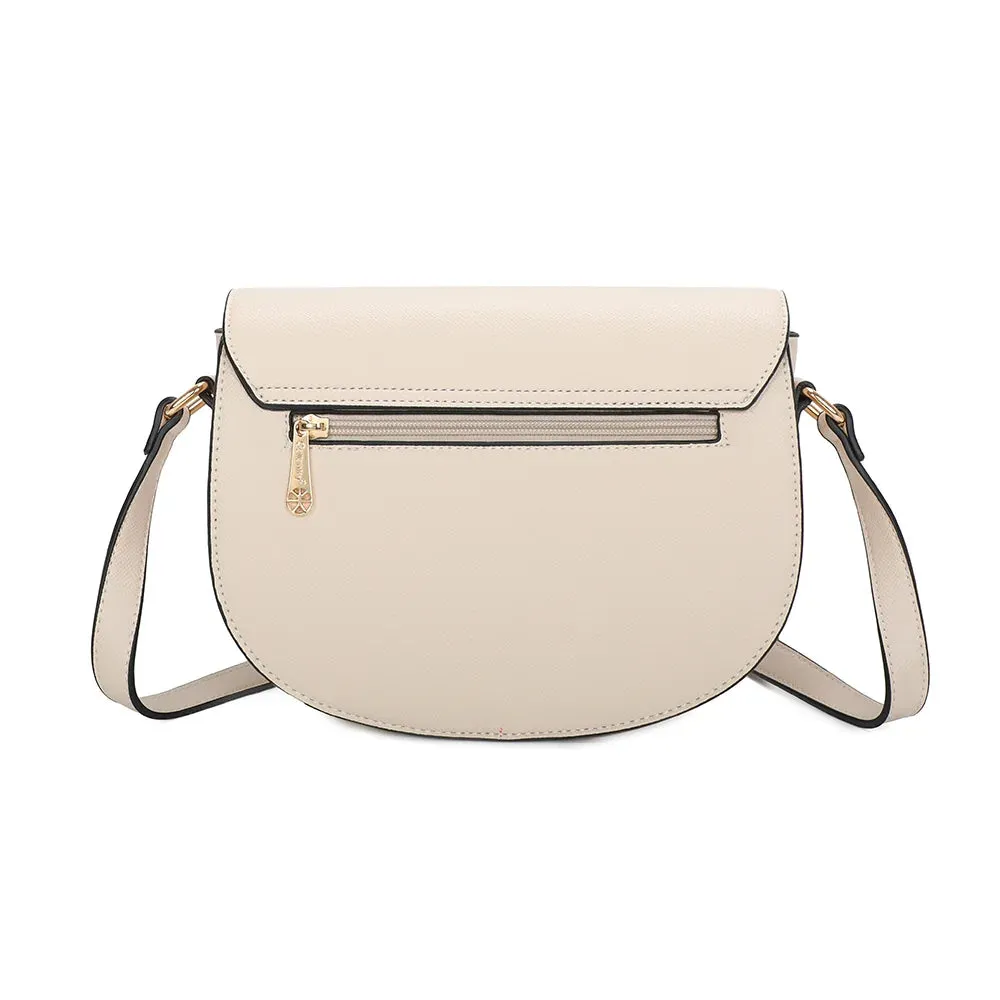Gallantry La Raffinée sac bandoulière Or demi-lune