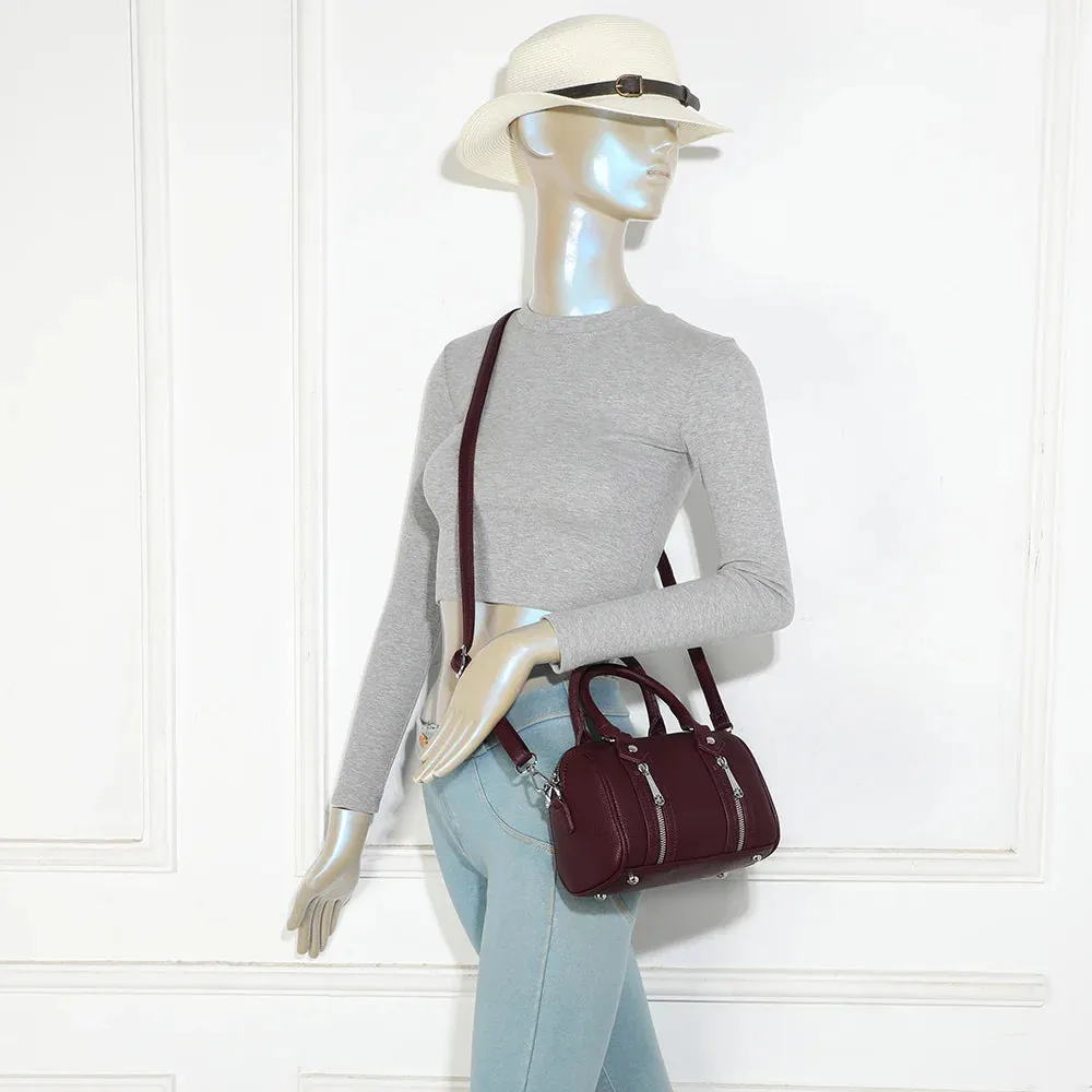 Gallantry Paris Le Orsini petit sac bordeaux grainé