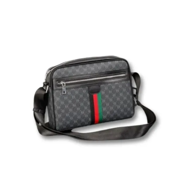 Maison Sacoches Ismar sacoche tissu noir 28 cm