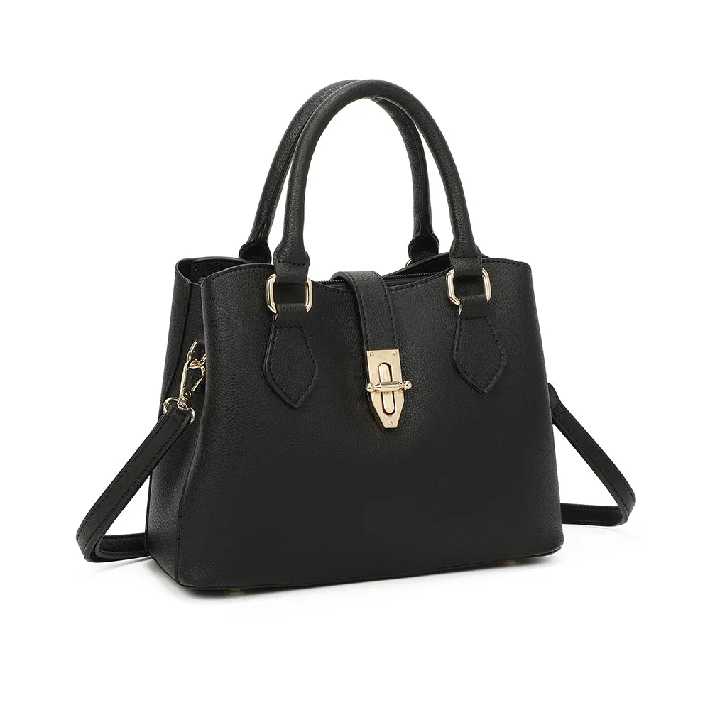 Gallantry Vérita sac à main Noir grainé