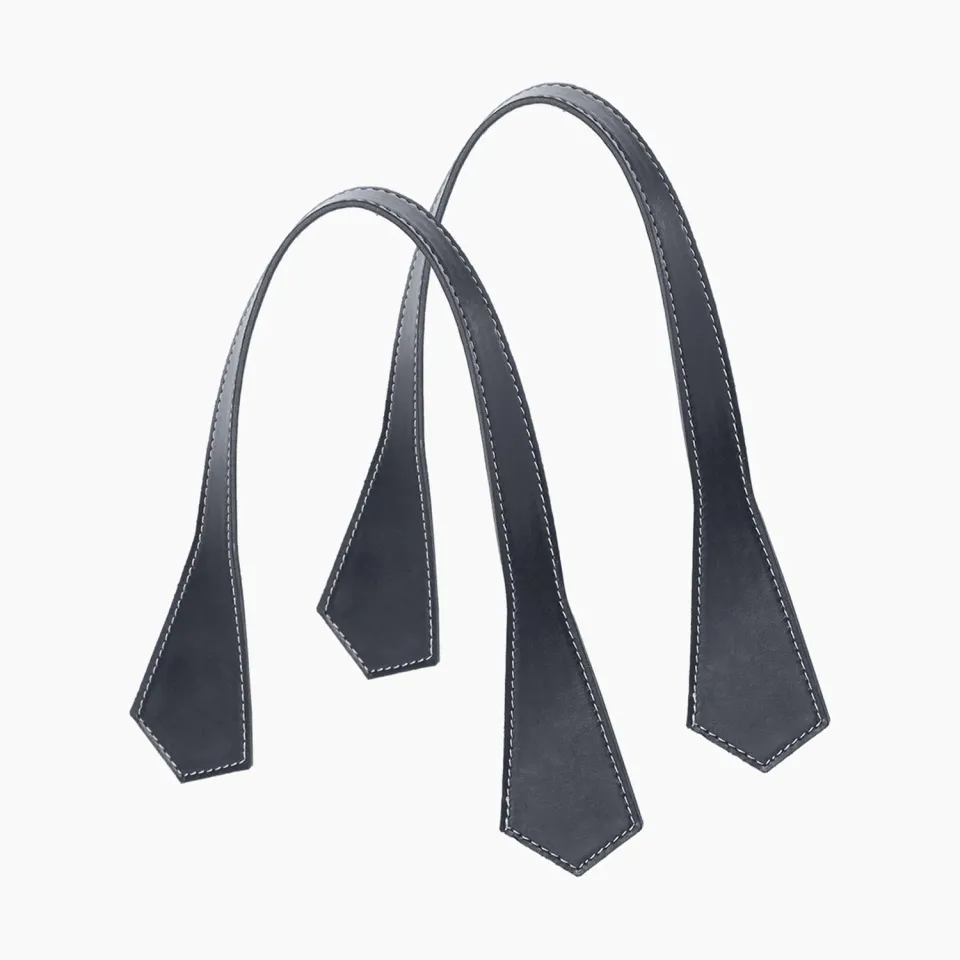 O bag Punta anses courtes bleu navy effet nappa