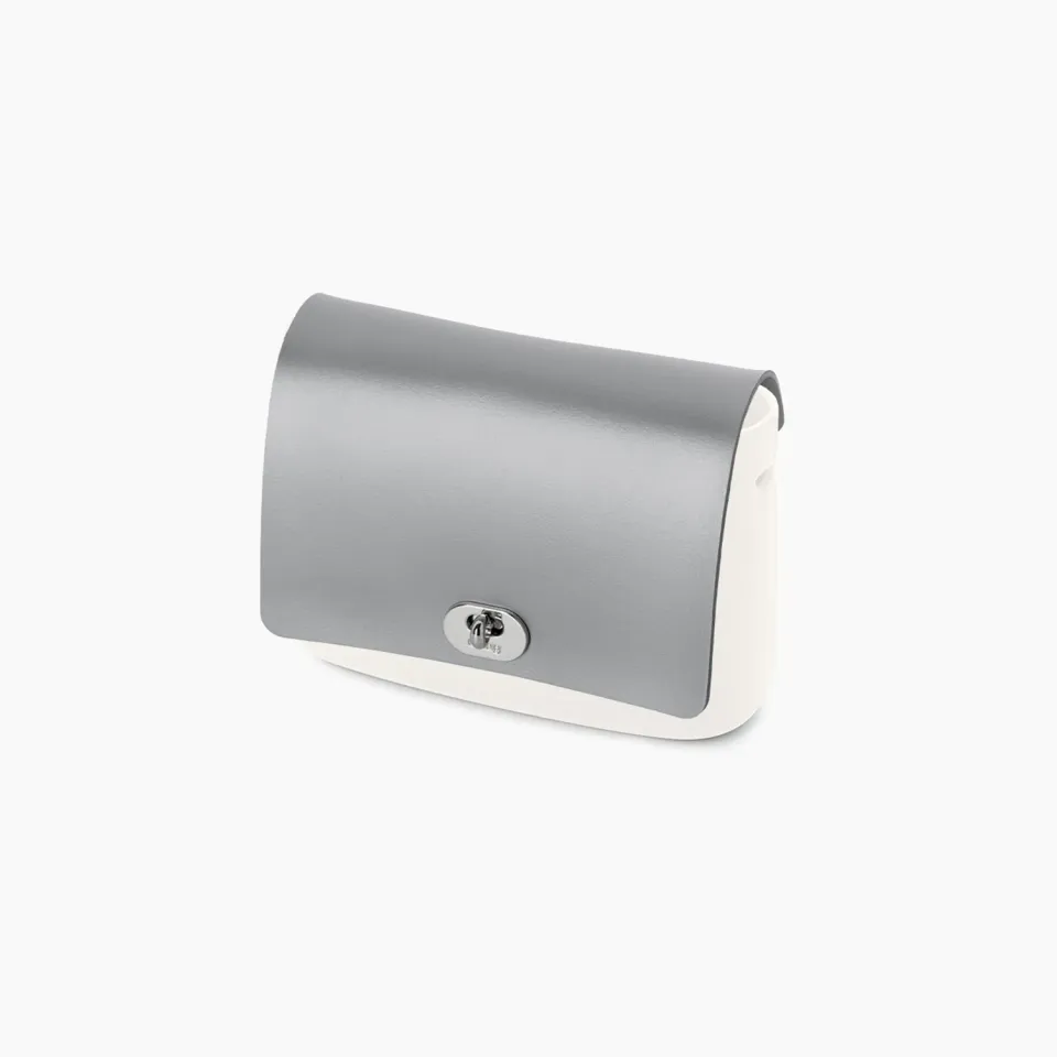 O bag O pocket patte pochette silver