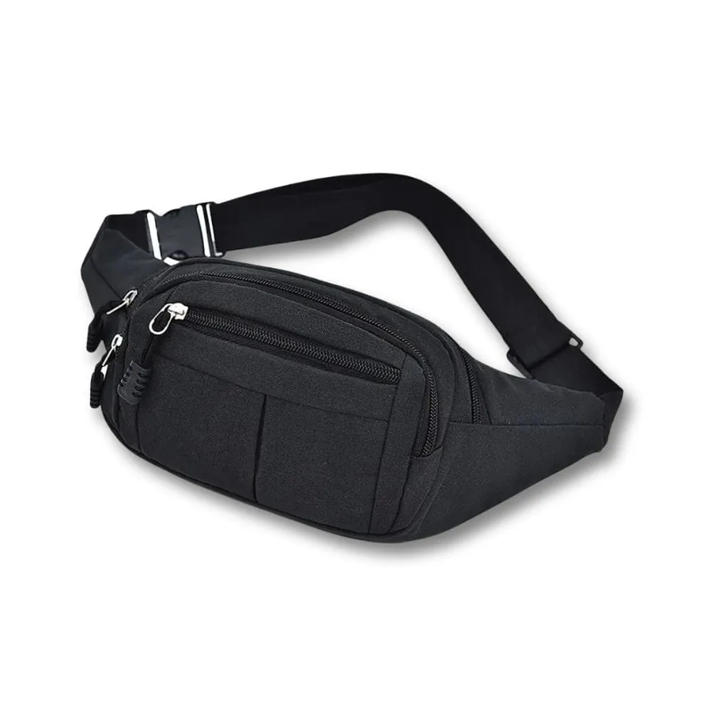 Maison Sacoches Tavian banane tissu noir imperméable