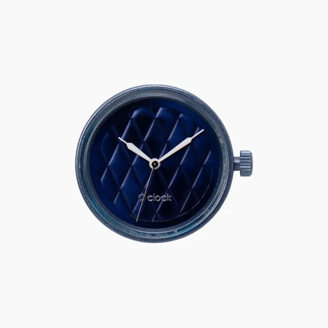 O bag O clock mécanisme matelassé bleu marine