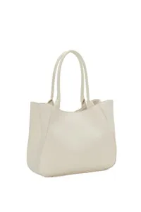 O bag Courmayeur sac shopper tissu gommé beurre