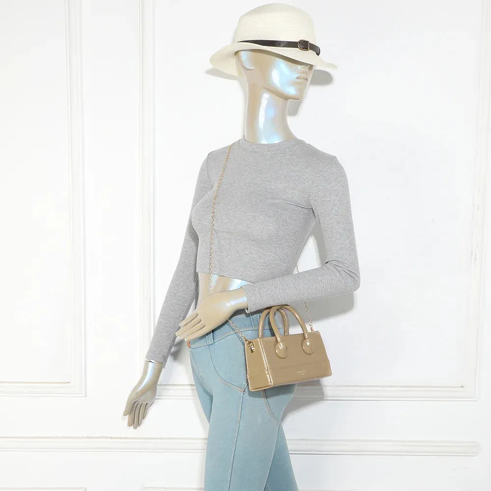 Gallantry Paris Mona mini sac chaîne dorée zippé